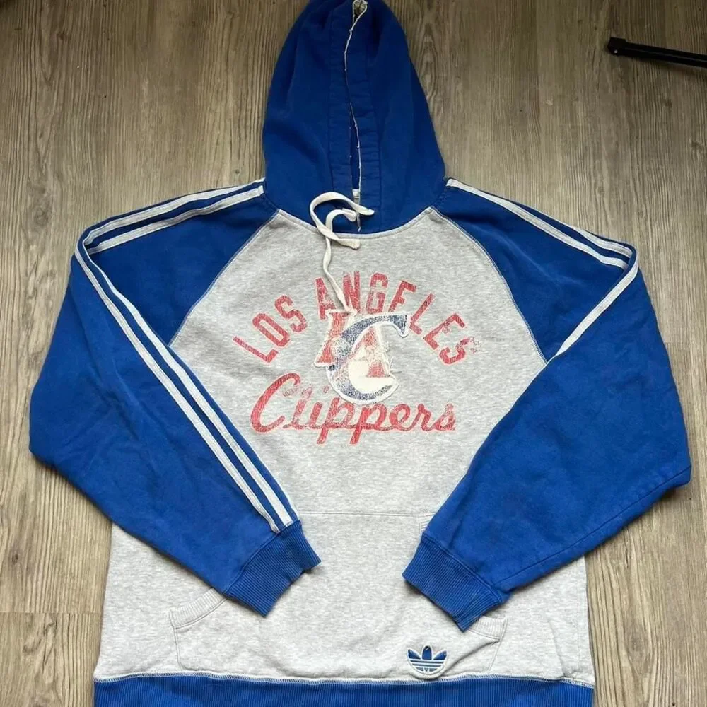 Los Angeles Clippers adidas mens size‎ large hoodie sweatshirt